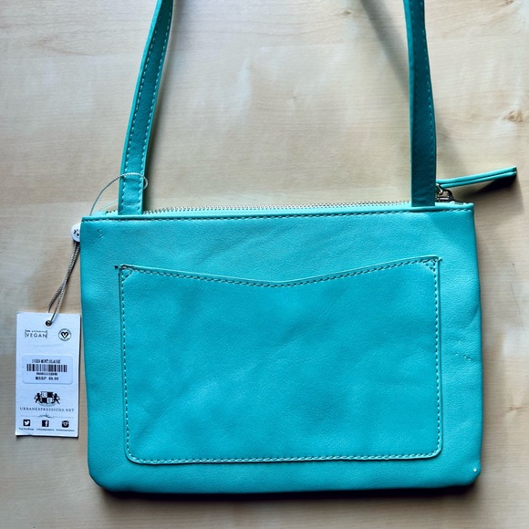 Urban Expressions Crossbody Bag in Mint - Picture 5 of 10